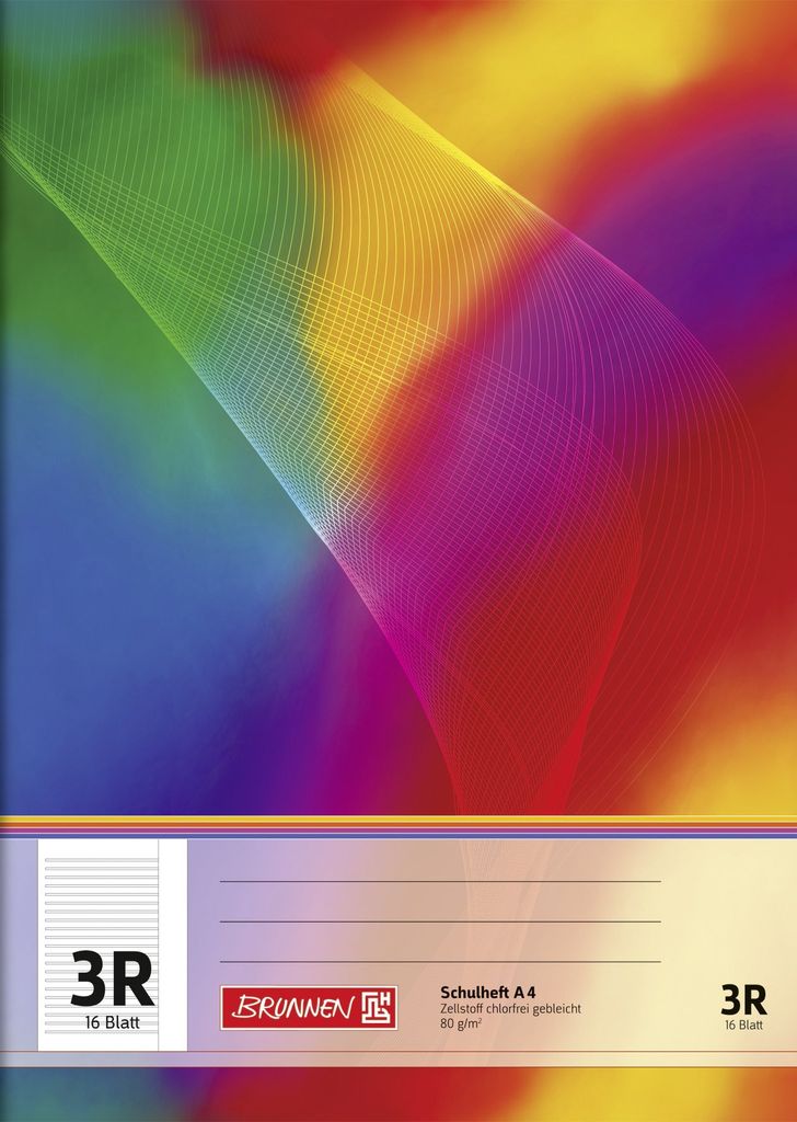 Cahier d'école A4 16 feuilles linéature 3R Image du produit 