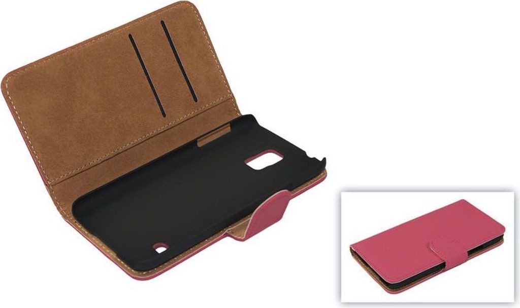 Schutzhülle Handytasche (Flip Quer) für Handy Apple iPhone 6 Pink