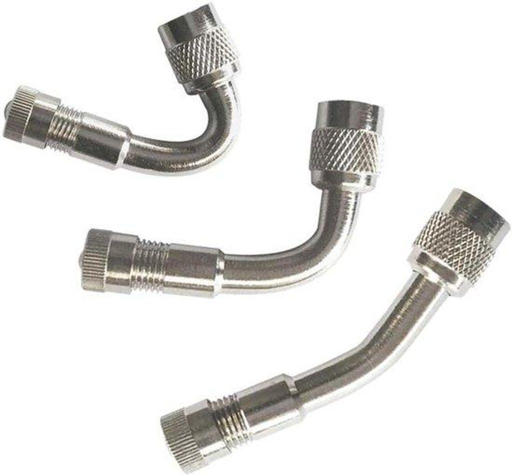 Professionelles Radventil-Erweiterungsadapter-Set - 3 Stück für Auto, LKW, Motorrad, Fahrrad