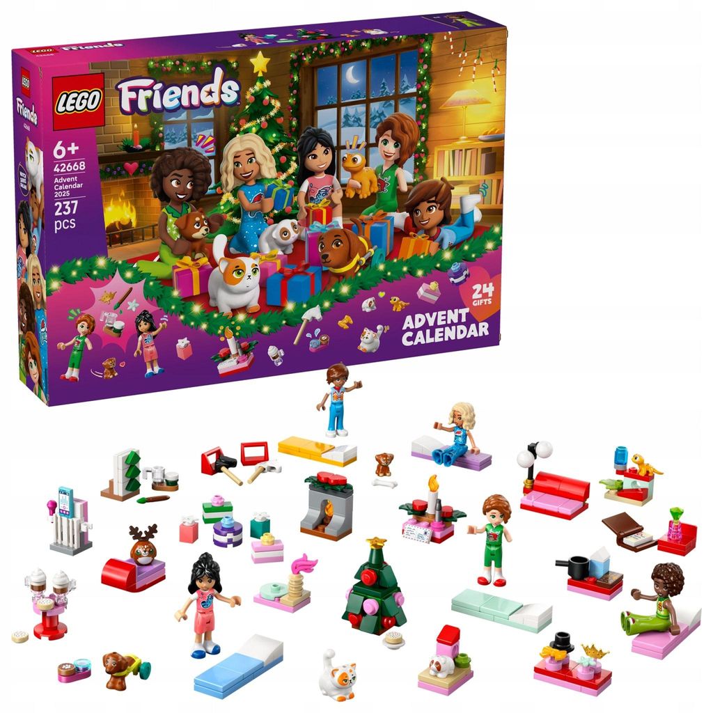 LEGO Friends Adventní kalendář 2025, Sada na stavění, 6 Obrázek produktu 