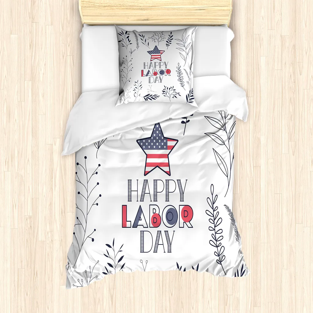 Set Letto Singolo ABAKUHAUS Floreale: Sicuro, Colorato e Lavabile
