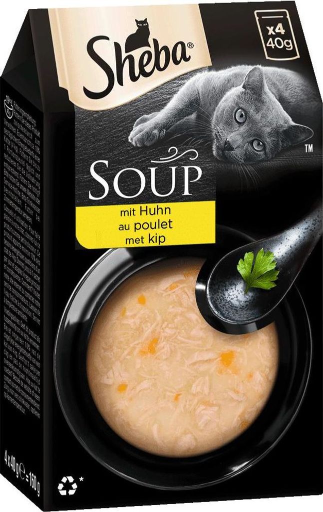 Sheba Classic Soup mit Huhn (4 x 40 g) Obrázok produktu 