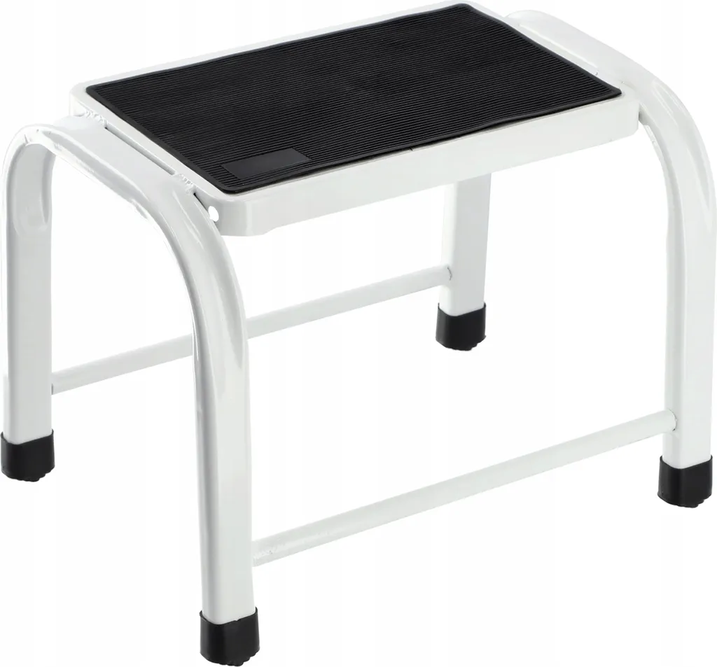 Tabouret de Cuisine 1 Marche Aluminium pour Accéder aux Étagères Hautes