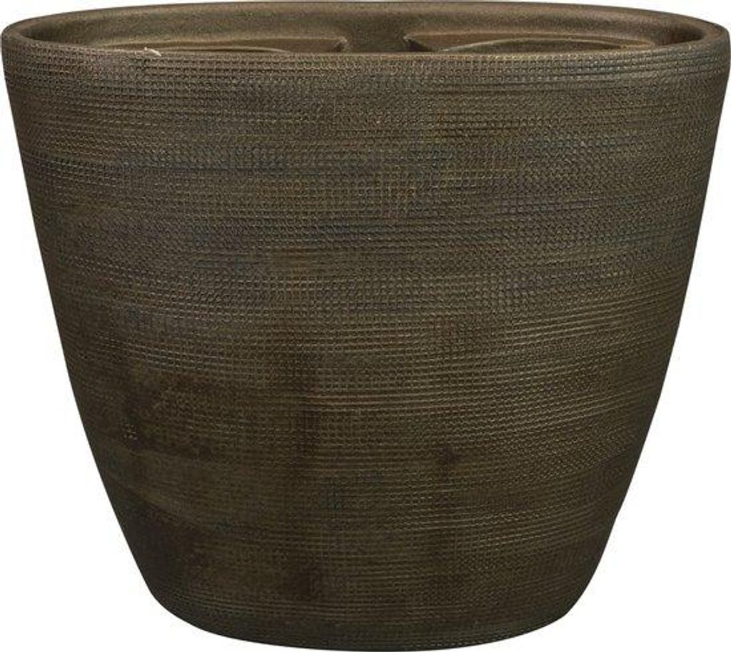 Ter Steege Blumentopf „Norell“ Braun D 29 cm B 15 cm H 26 cm