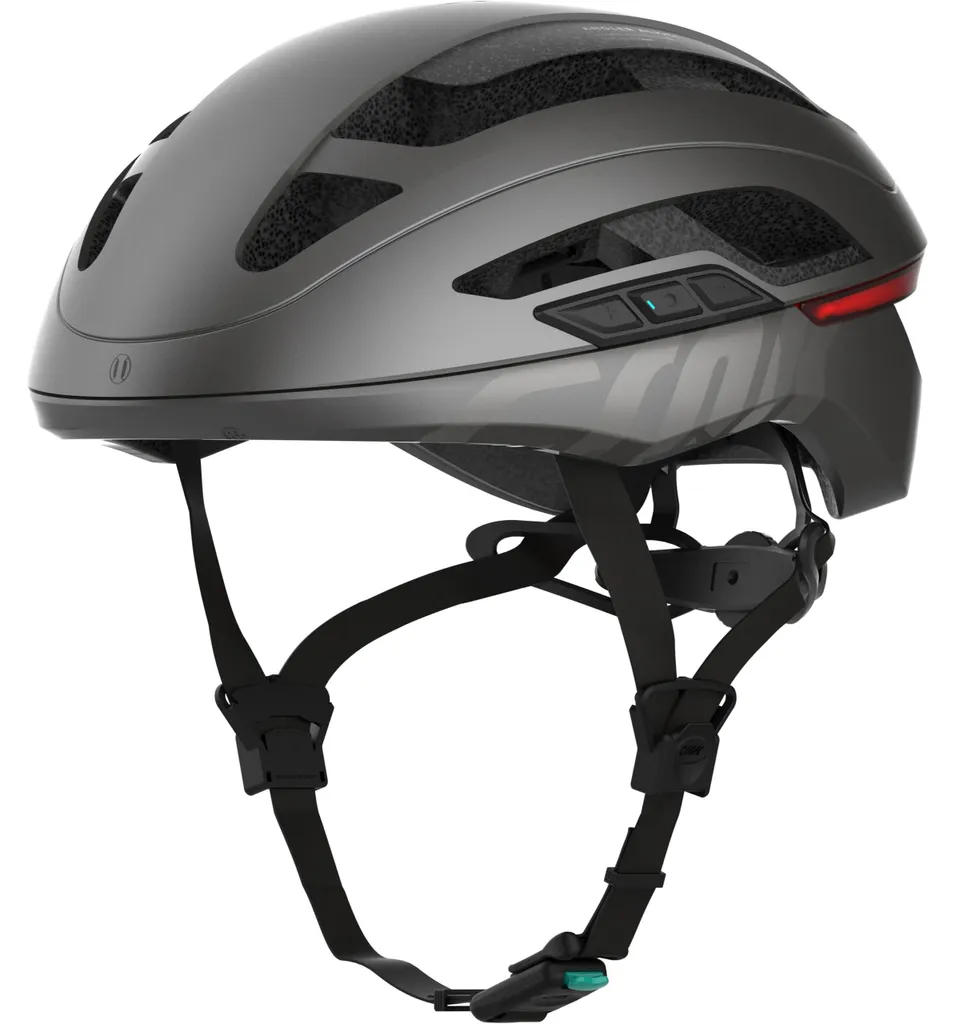 Casque vélo ville Bluetooth CRNK Angler Alpha Noir L LED et Signalisation