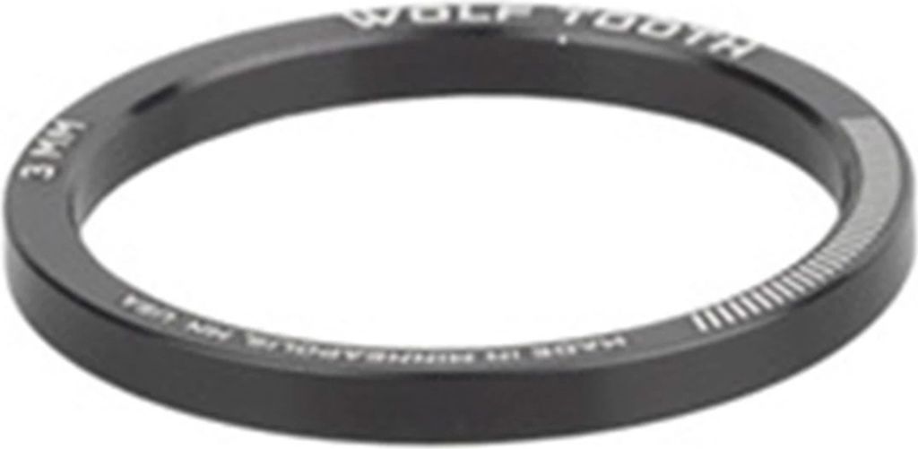 Wolf Tooth Steuersatz Spacer, 1 1/8", 3mm, black