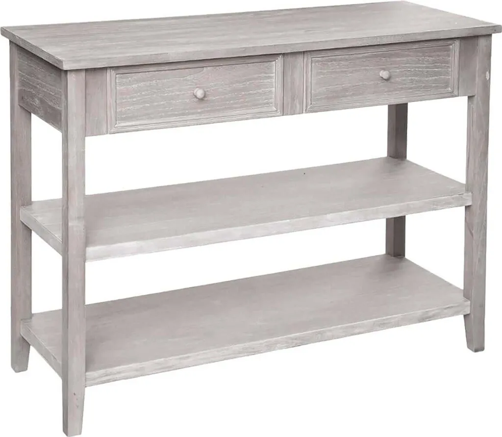 Console de Salon 110 cm Claire Eazy Living pour Décoration et Rangement