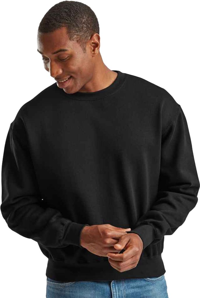 Fruit of the Loom - "SuperBaumwolle" Sweatshirt für Herren PC7661 (L) (Schwarz)