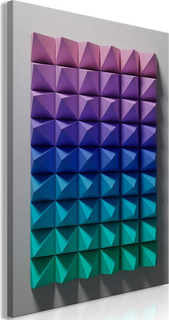 Italienischer Leinwand Leinwandbild - Immobility (1 Part) Vertical 40x60 cm Abstrakt n-A-1171-b-a
