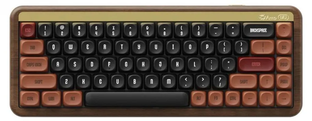 Clavier mécanique Bluetooth MU01 Autumn avec châssis bois et RGB