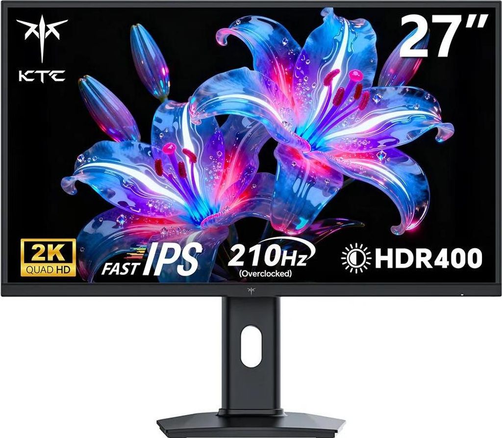 Gaming-Monitor - H27T7P-2 - QHD 2560×1440 68,6 cm - Bildwiederholrate 210 Hz - Fast IPS 1 ms - HDR400 - FreeSync/G-Sync kompatibel - Höhenverstel...