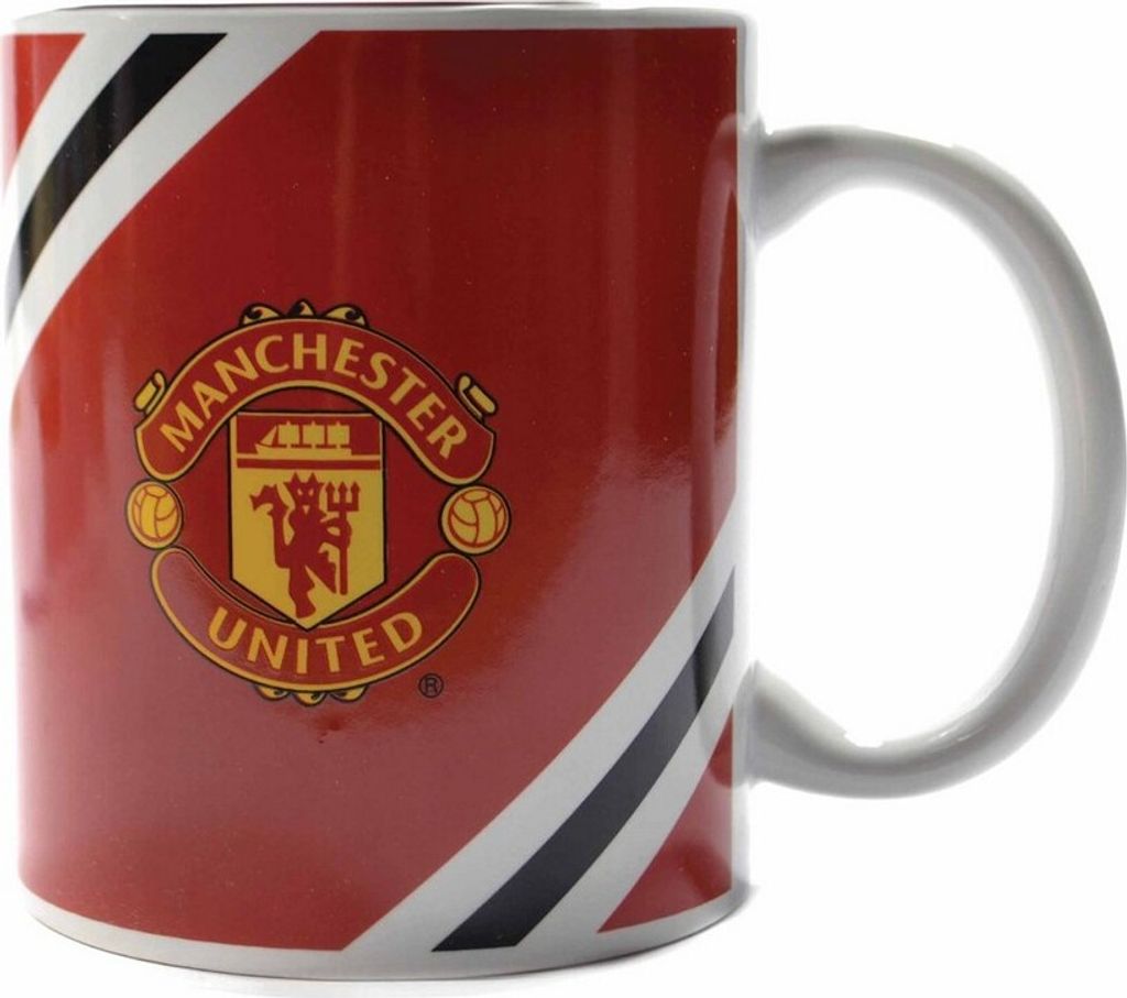 Manchester United FC - Kaffeebecher "Core", gestreift Produktbild 