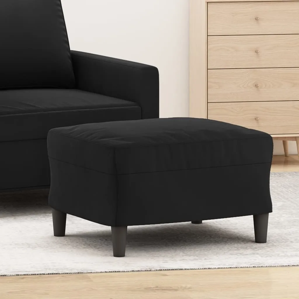 Offerta Sgabello Nero Velluto 60x50x41 cm | The Living Store Online