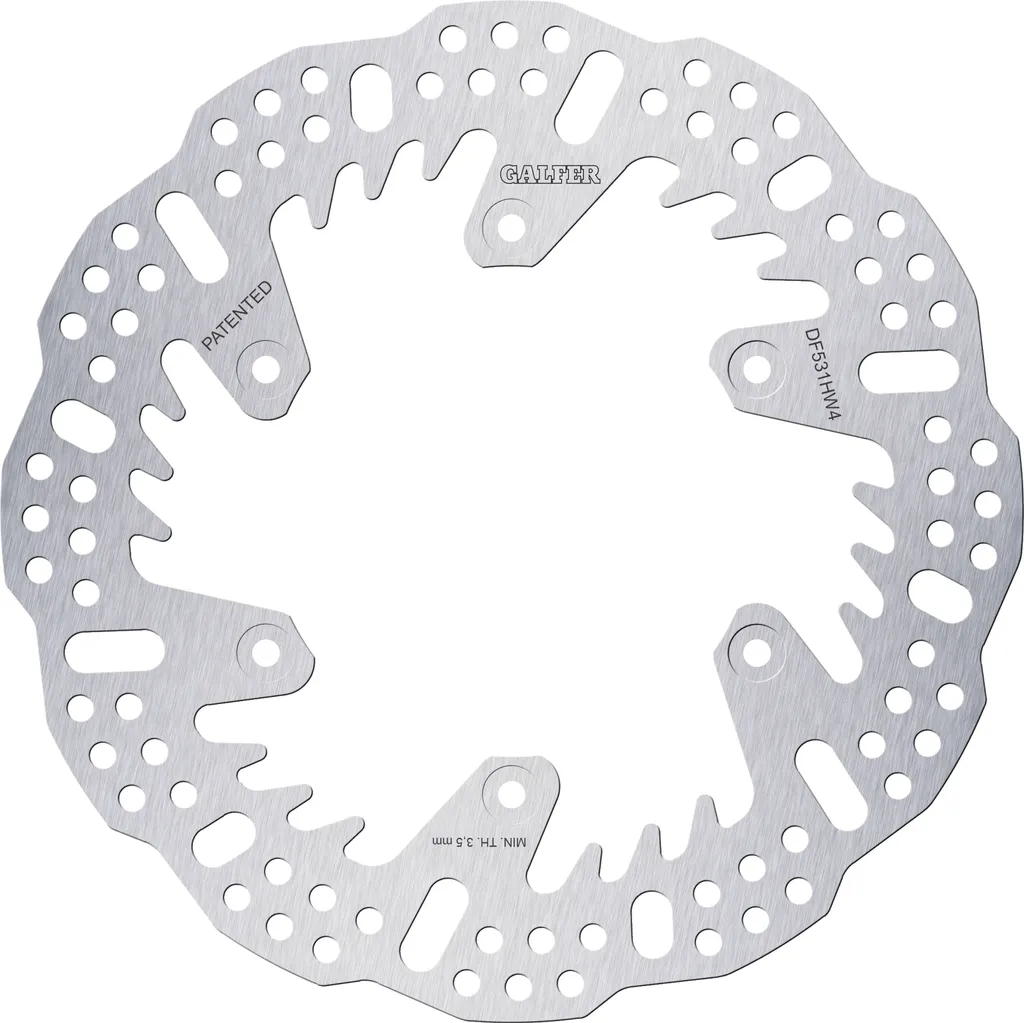 Disque de frein arrière Shark design fixe pour freinage stable et net