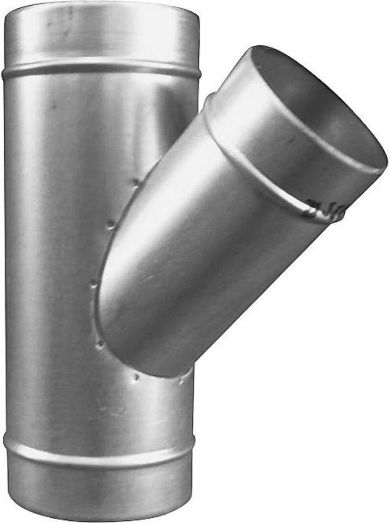 Zehnder Wickelfalz T-Stück 45 Grad DN 160/160/160