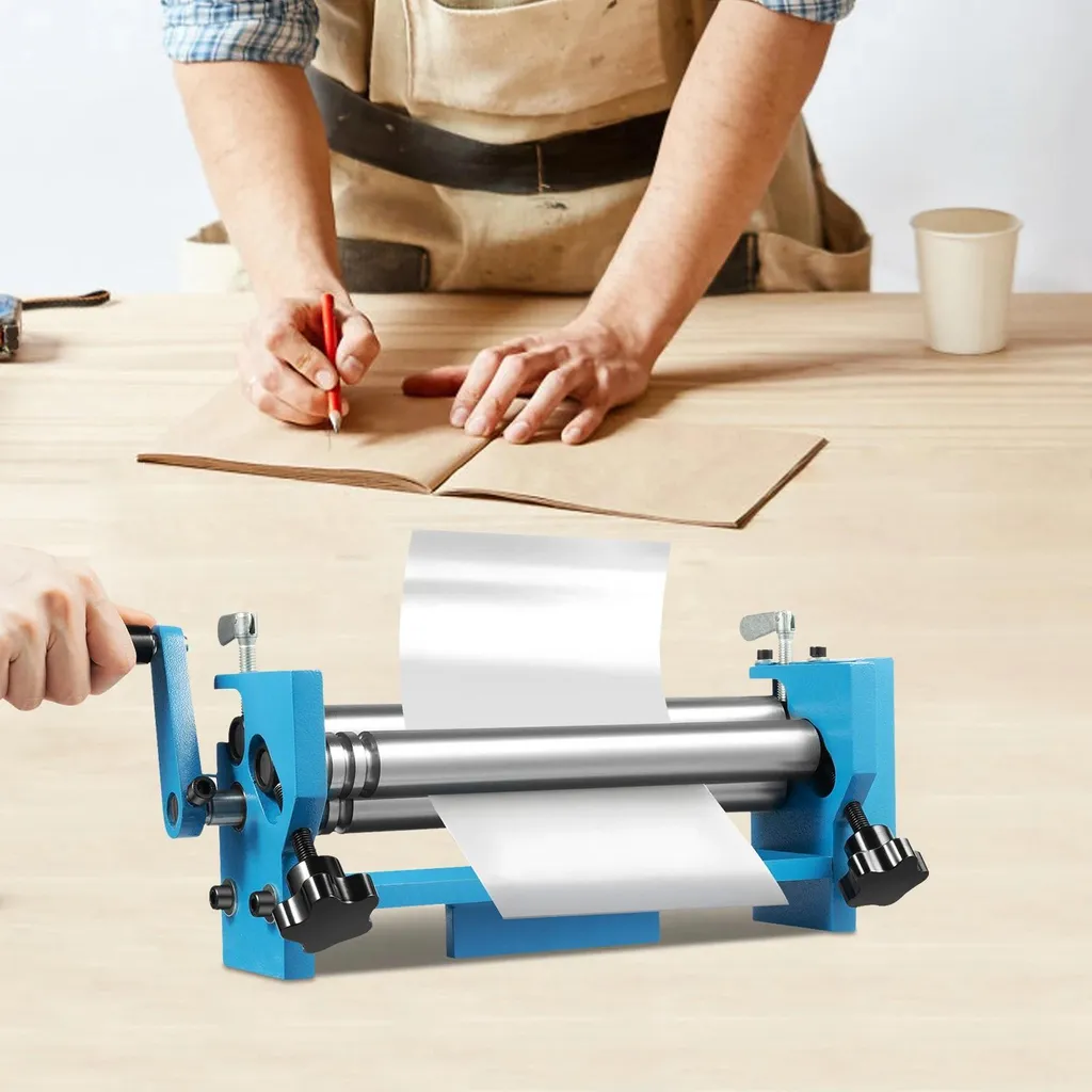Rouleuse plieuse circulaire pour tôle de 2 mm - Machine d'atelier 30cm