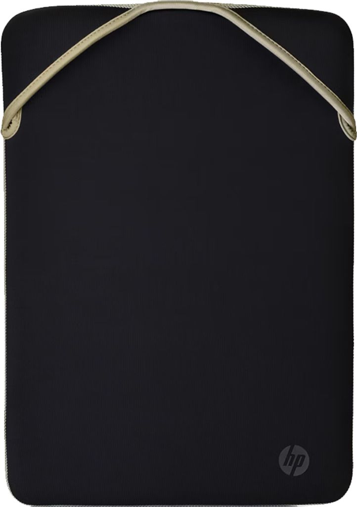 HP Schutzhülle für 15" Laptop, Schwarz und Gold, wasserdicht, ideal für Rucksack, Tasche, Schutz vor Stößen, Schmutz