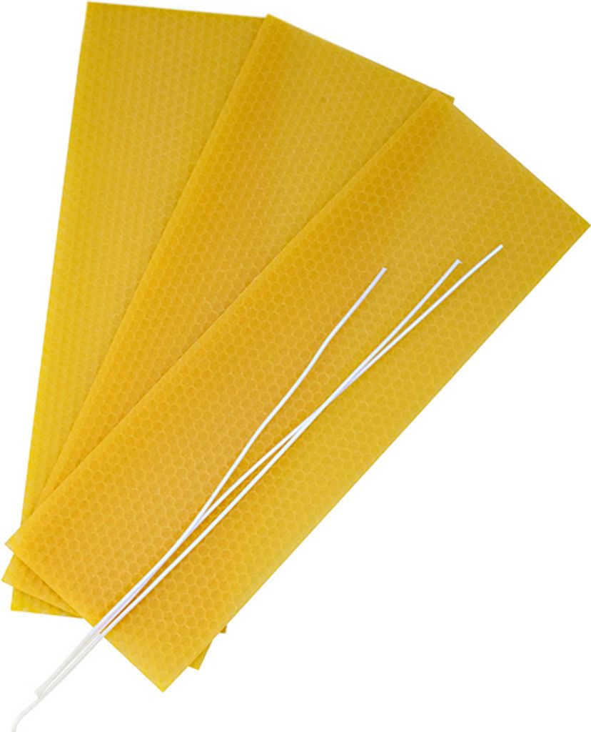 Bienenwachs-Wabenplatten 6 Teile 10 cm