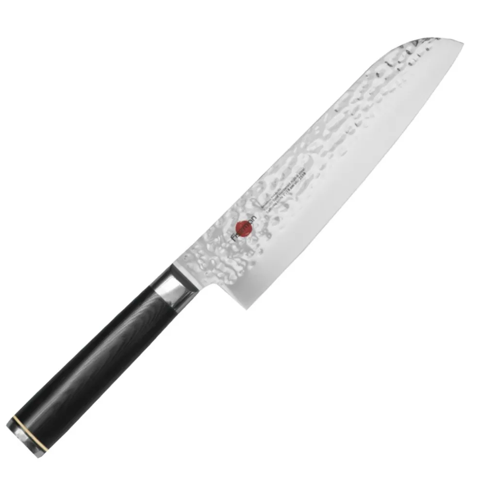 Coltello Santoku Fissman 18cm 2558: Acciaio AUS-8 Serie Kensei Kojiro