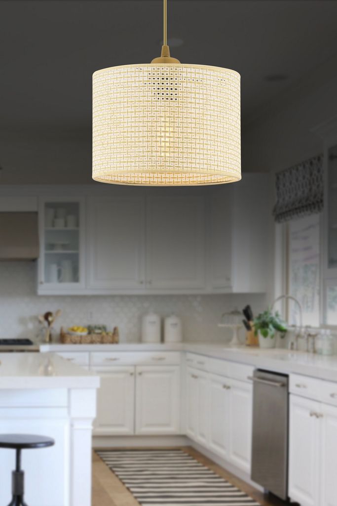 Opviq, Pie Hazeran - Cream, Kronleuchter, Creme, METALLKÖRPER, 25 x 25 x 65 cm