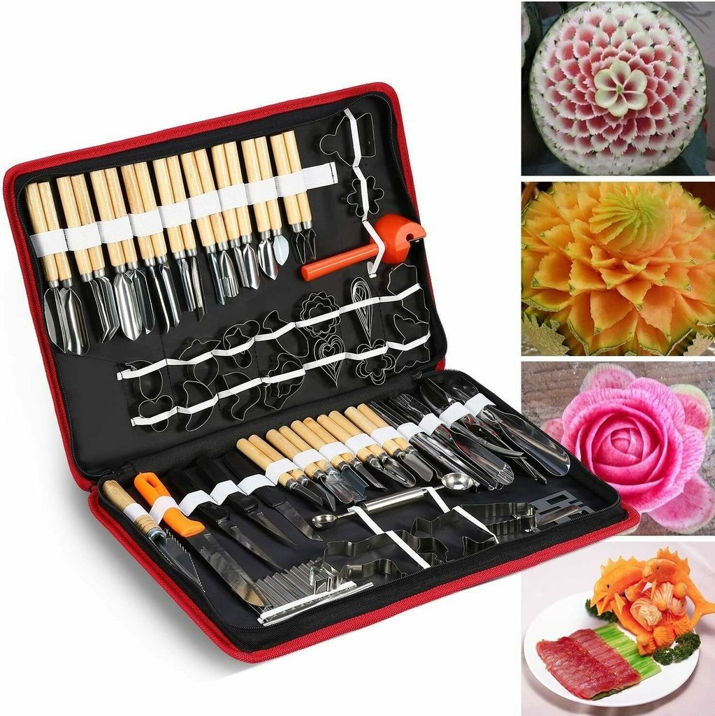 80 PIÈCES Couteau à légumes portable Set d'outils pour les Image du produit 