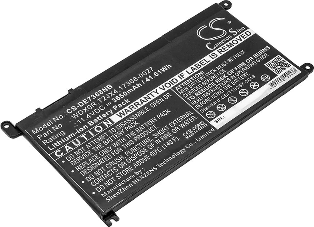 Batterie PC Portable pour Dell Inspiron 14 7460 i5-7200U Haute Qualité