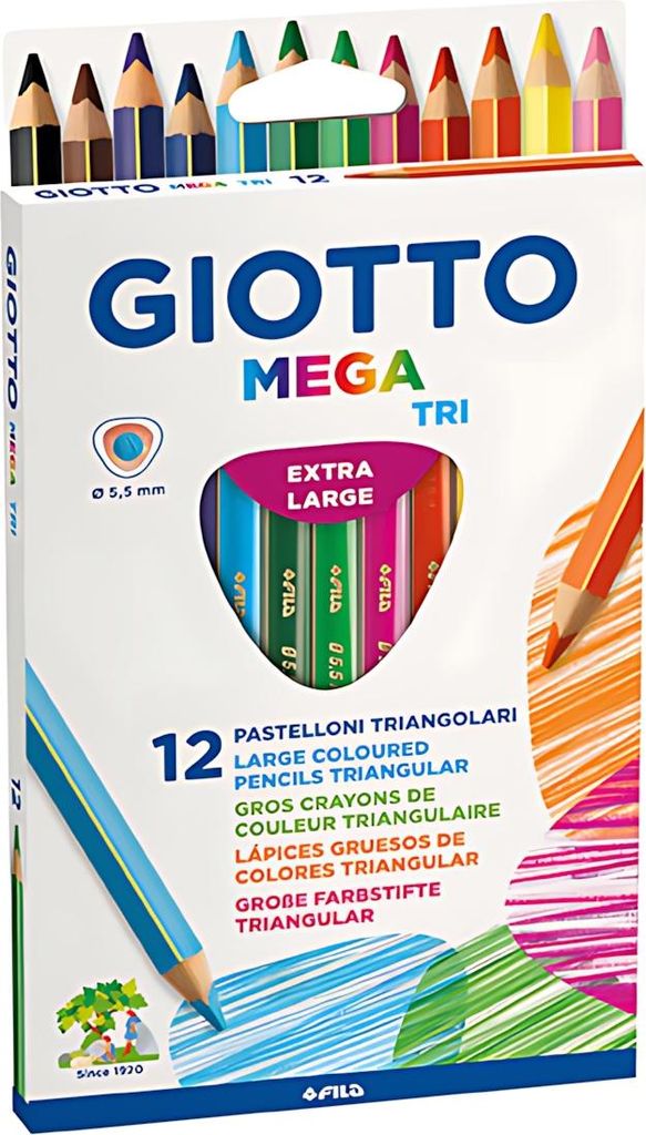 GIOTTO Farbstift Mega tri Farbstift K12 aufhängbar Produktbild 