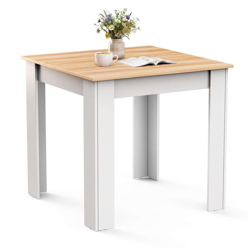 Mondeer Quadratischer Esstisch 80x80 cm, Platzsparender Produktbild 