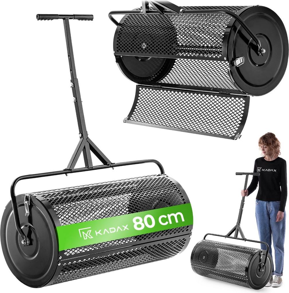 KADAX Kompoststreuer 100L mit feinmaschige Trommel, Produktbild 