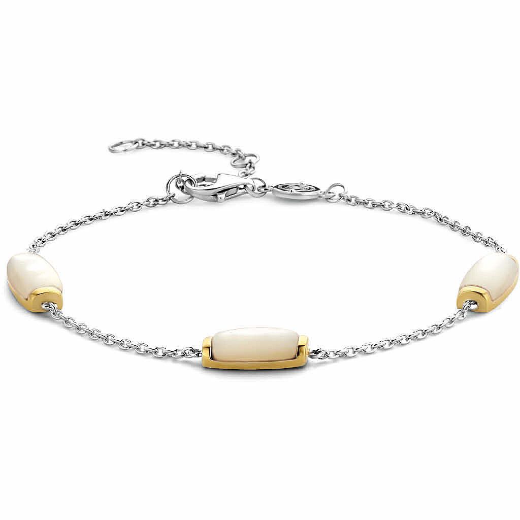 2930MW Armband mit Perlmutt bicolor vergoldet 2930MW Ti Sento Milano
