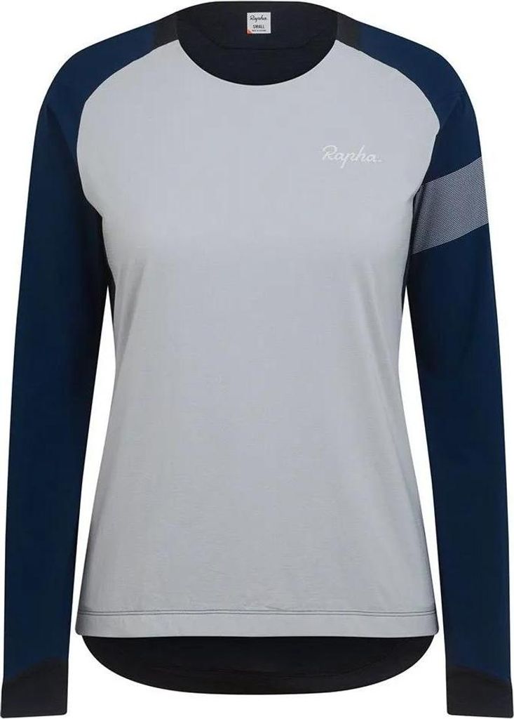 Rapha Trail Langarm-trikot Schwarz,Grau M Damen Schwarz,Grau M