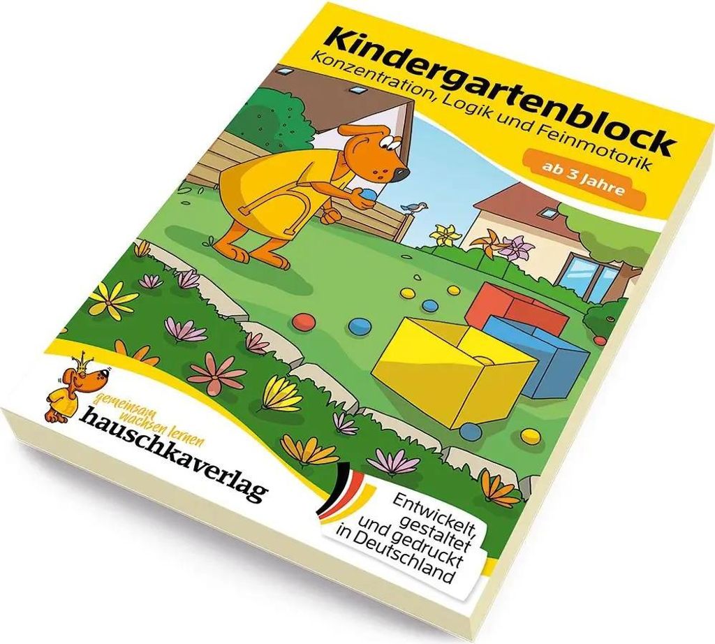 Kindergartenblock Konzentration,Logik ab 3 Jajhre