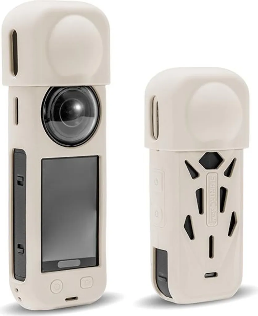 INF Custodia protettiva in silicone per Insta360 X5 - Raffreddamento e protezione dell'obiettivo Bianco - 3