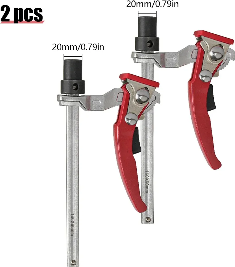 Serre-joint d'établi 19mm et 20mm en acier chrome-vanadium robuste