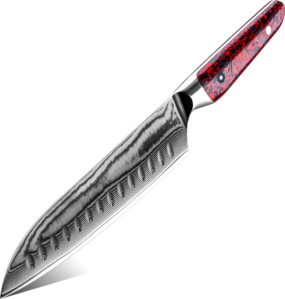 Coltello Santoku Madoka KP35088 Acciaio Damascato - Offerta Online