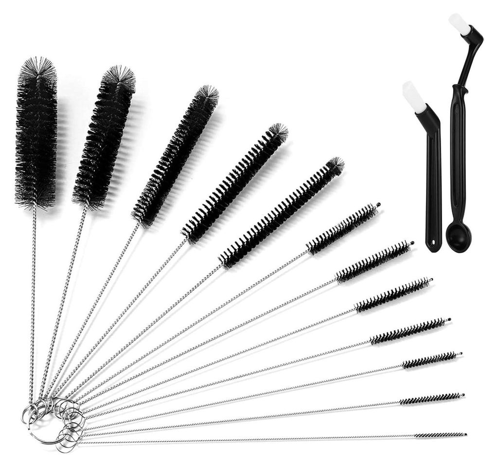 14 Stück Kaffee Pinsel, Kaffee Reinigungsbürste Set, Kleine Produktbild 