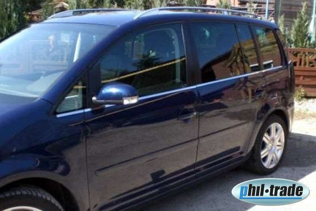 Edelstahl Fensterleisten Chrom für VW TOURAN 1T1 1T2 | BJ 2003-2010 | 8tlg SET