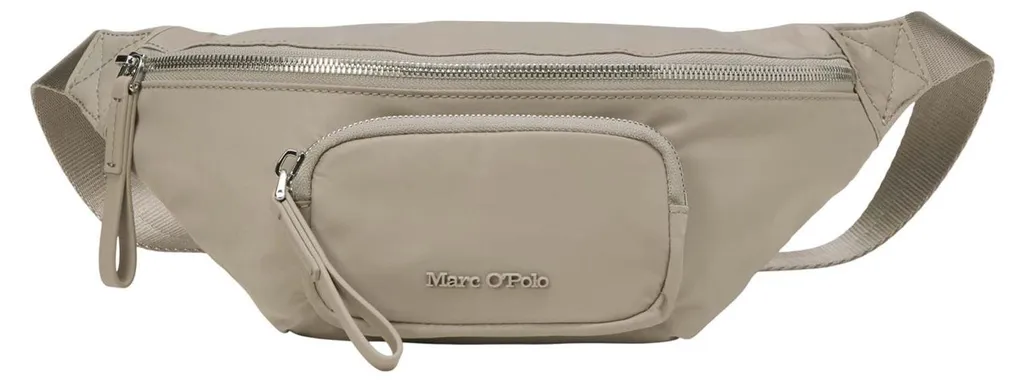 Sac banane Marc O'Polo Belt Bag beige en toile robuste pour femme