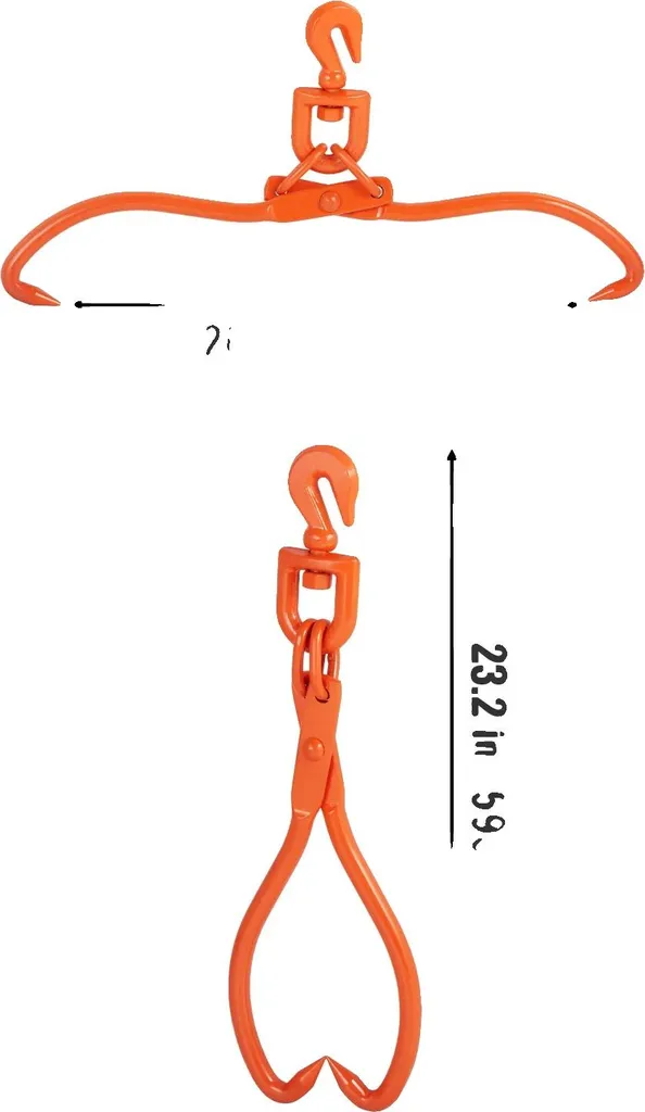 Pinza Professionale per Sollevamento Legna 18" | Acciaio ad Alta Tenuta