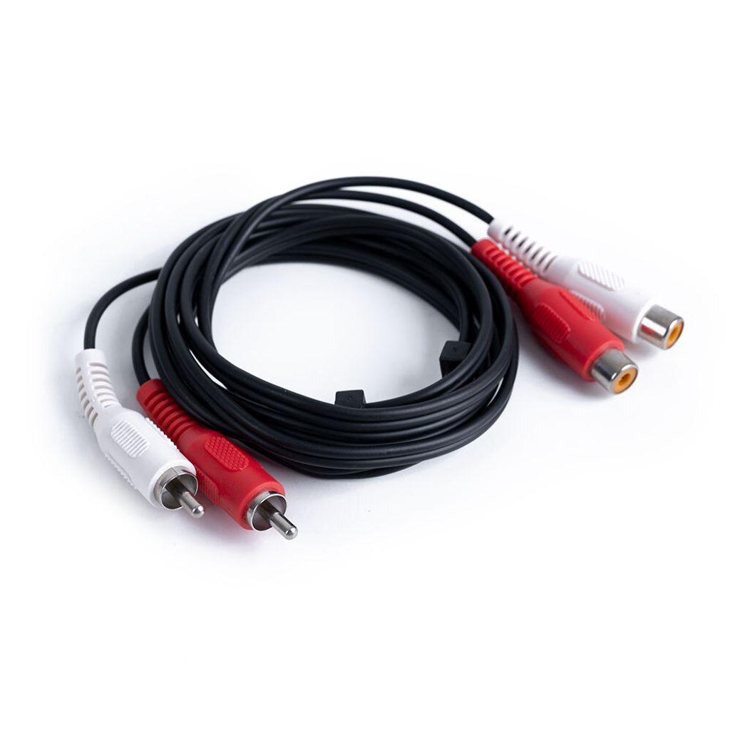 Stereo-Verlängerungskabel 2x Cinch, 2x Cinch-Stecker (Audio Produktbild 