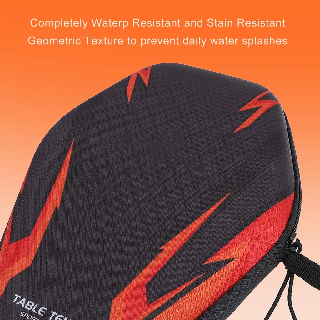 Housse de tennis de table imperméable avec coque de protection renforcée - 5