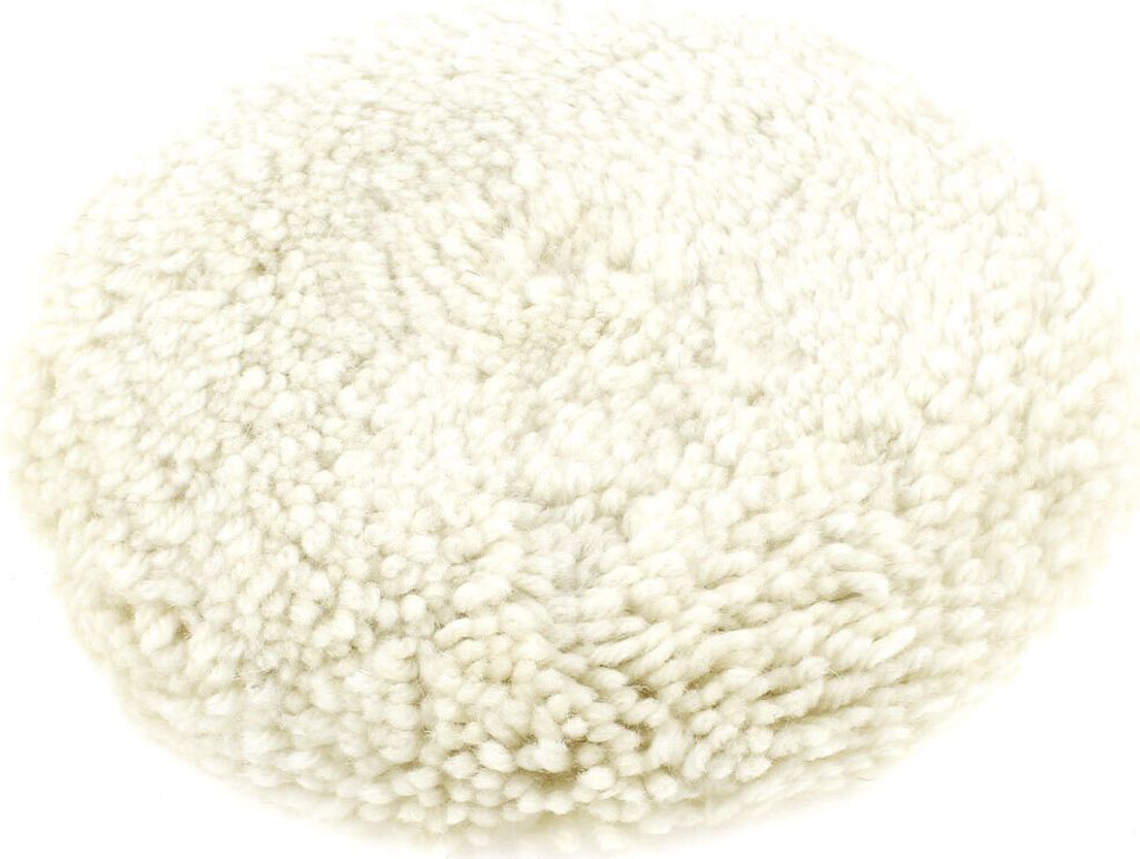 Rundes Wollen Politur Polierpad 9" 230mm Beige Für Auto Polierer