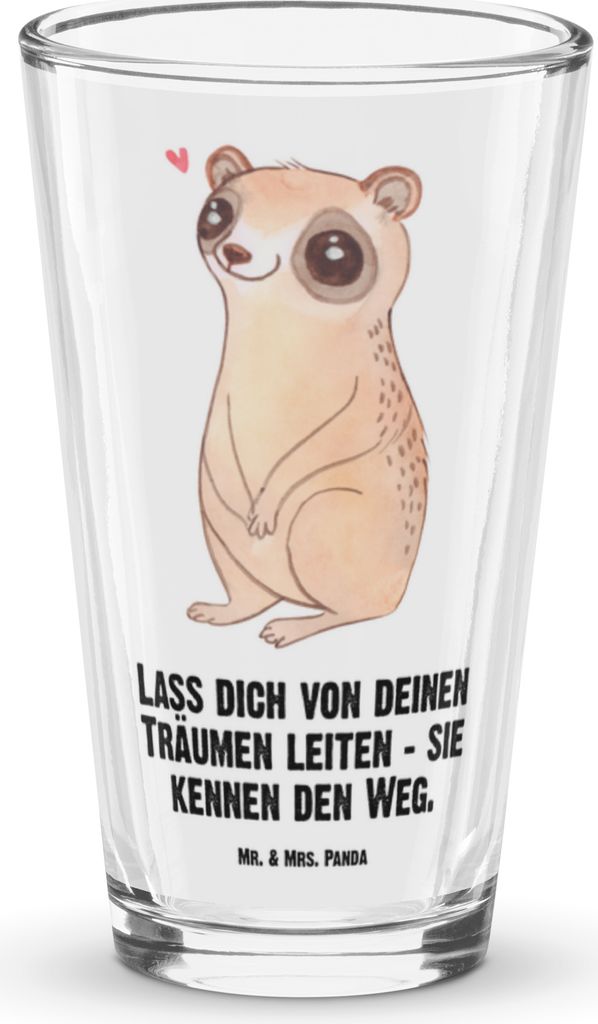 Mr. & Mrs. Panda Cocktailglas Plumplori Glücklich - Transparent - Geschenk, Lustige Sprüche, Glück, Longdrinkglas, Bierglas, Niedlich, Glasbeche...