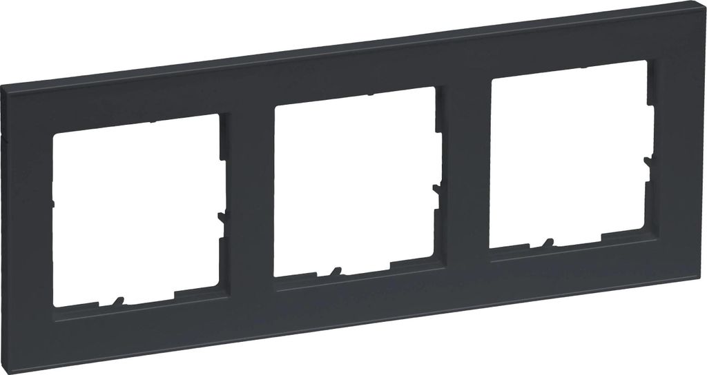 Legrand 765483 SEANO+3-fach Rahmen in der Farbausführung Anthrazit lackiert