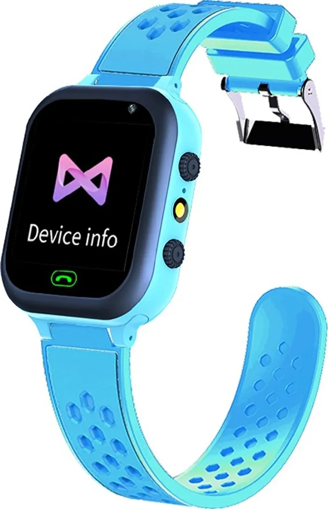 Smartwatch 4G Per Bambini Con SIM Inclusa – Display AMOLED, GPS, Videochiamate HD, Fotocamera 2MP, SOS, Impermeabile IP68, Blu