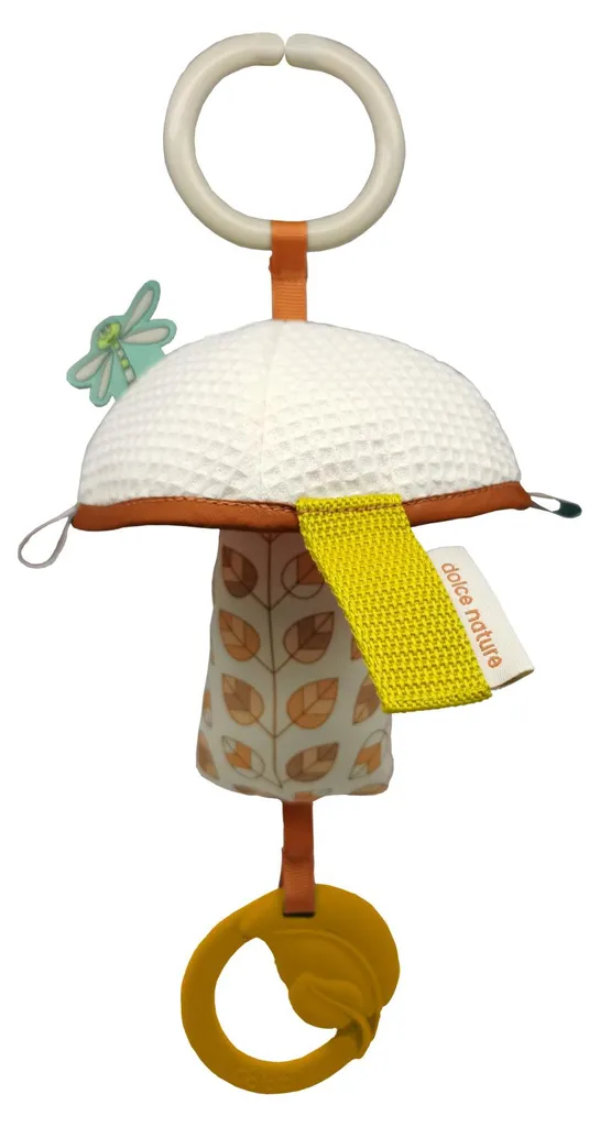 Pendentif Champignon Dolce Toys : Fini l'ennui de Bébé dans la Poussette