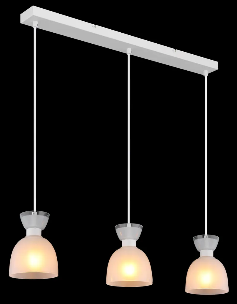 Suspension réglable blanche 56 cm - Solution plafonds bas et hauts