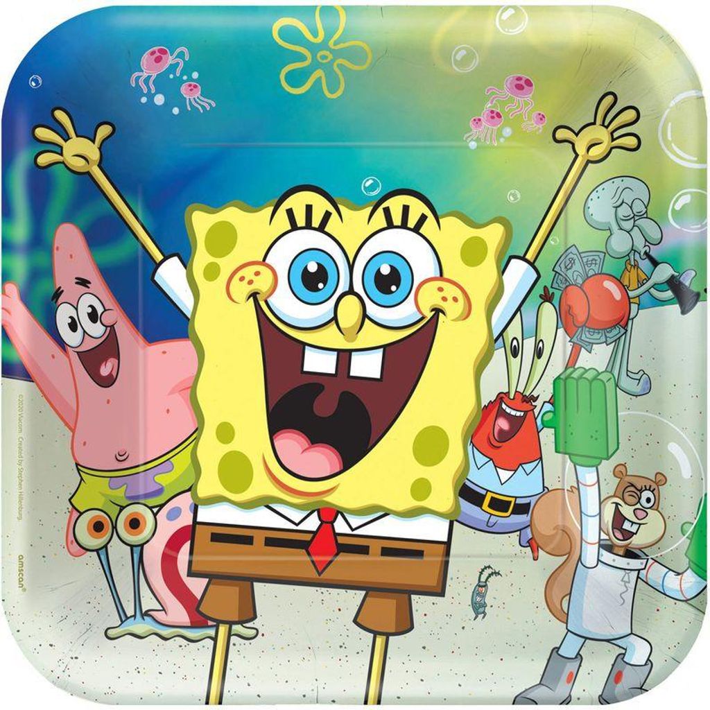 Spongebob 8 talerzy Zdjęcie produktu 
