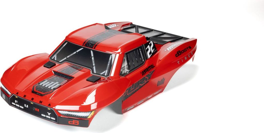 Arrma Karosserie rot: Fury 2WD