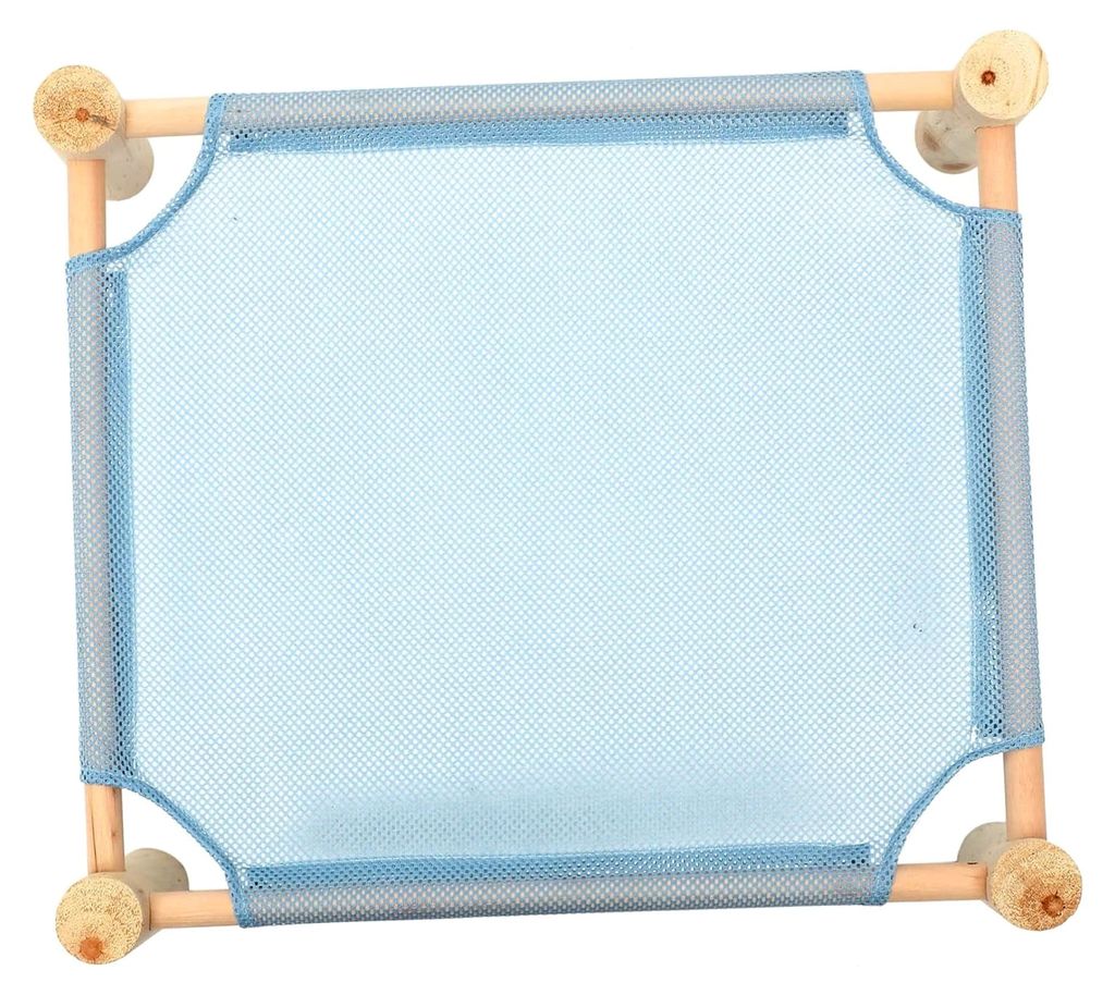 Hängematte aus Holz für Reptilien mit tragbarem Gestell